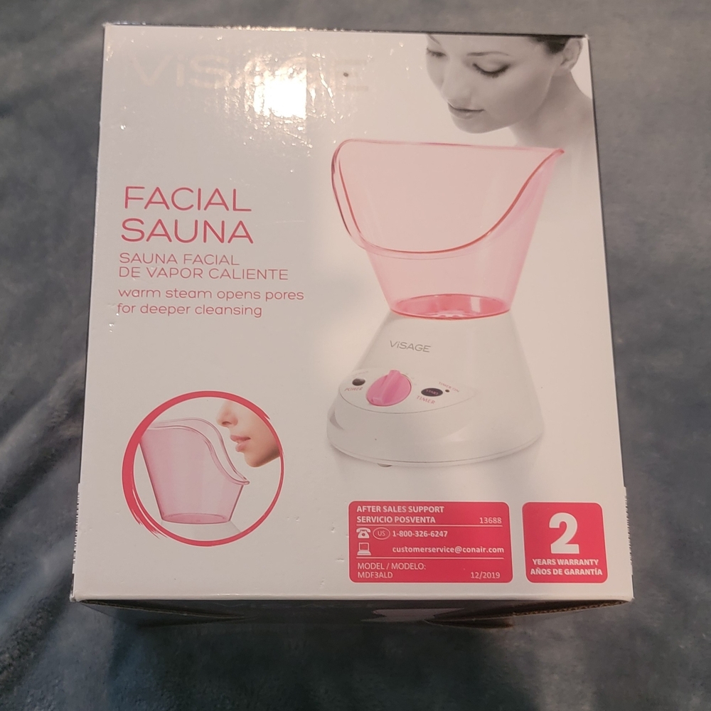 Visage Facial Sauna with Pink Accents